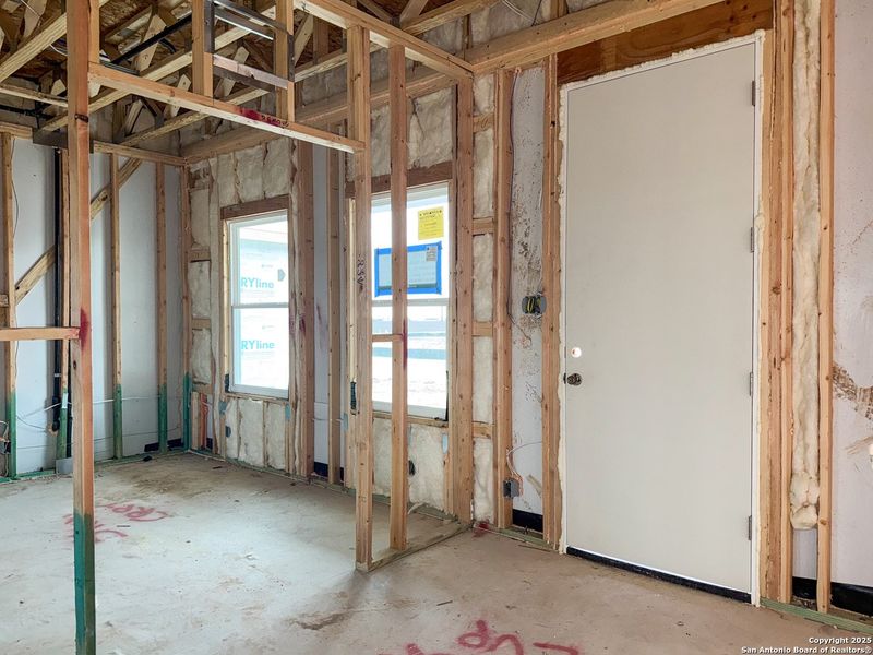 In-progress construction of a new home in Cordova Trails, Seguin, TX (Image 36).