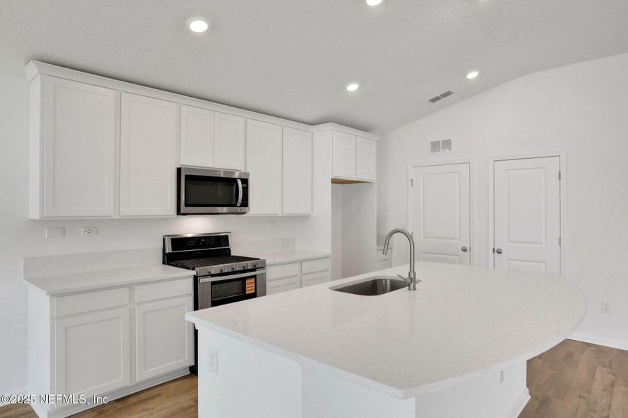 Furnished interior view inside a new home in Cordova Palms, St. Augustine (Image 8).