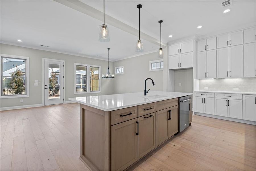 Furnished interior view inside a new home in , Canton (Image 8).