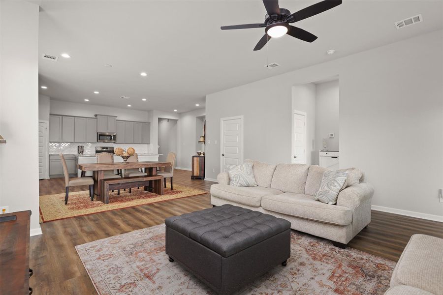 Furnished interior view inside a new home in , Texas City (Image 19). Furnished interior view inside a new home in , Texas City (Image 19).