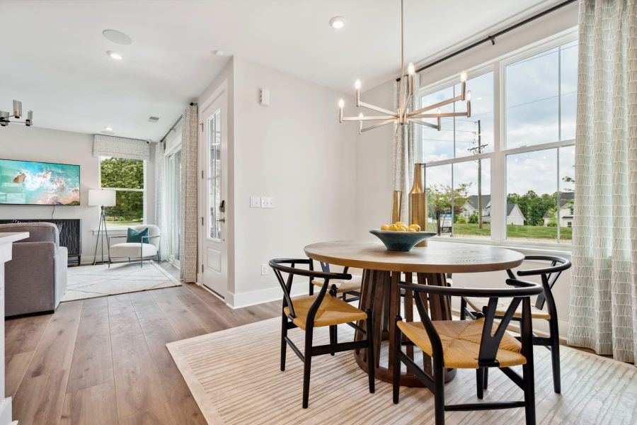 Representative furnished interior of a home built from the Stowe by Tri Pointe Homes in Seven Oaks, Belmont (Image 9).