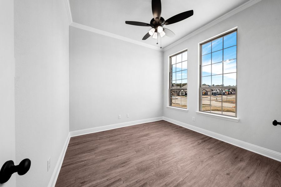 Spacious, unfurnished interior of a new home in Forest Ridge Estates, Greenville (Image 28). Spacious, unfurnished interior of a new home in Forest Ridge Estates, Greenville (Image 28).