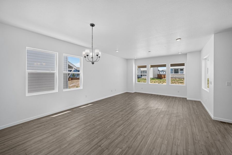 Spacious, unfurnished interior of a new home in Sky Ranch, Watkins (Image 10). Spacious, unfurnished interior of a new home in Sky Ranch, Watkins (Image 10).