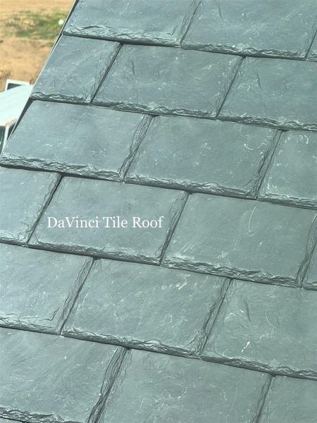 Durable DaVinci Tile Roof offering timeless slate-inspired design with long-lasting performance