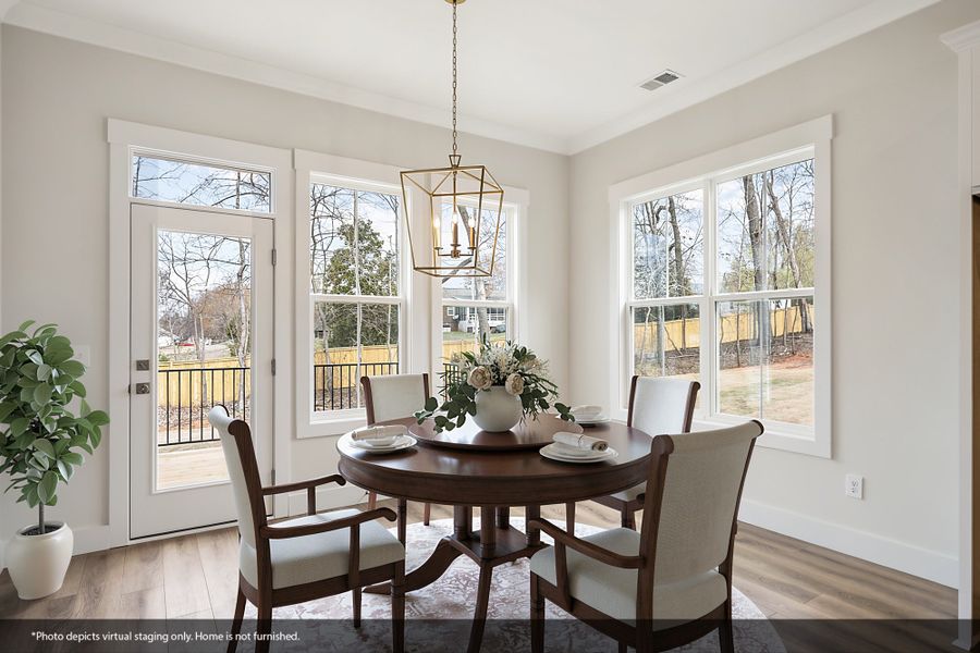 Furnished interior view inside a new home in Suter Estates, Easley (Image 9).
