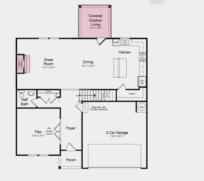 2D floor plan layout of this home in Windance Lake, Loganville, GA (Image 3). 2D floor plan layout of this home in Windance Lake, Loganville, GA (Image 3).