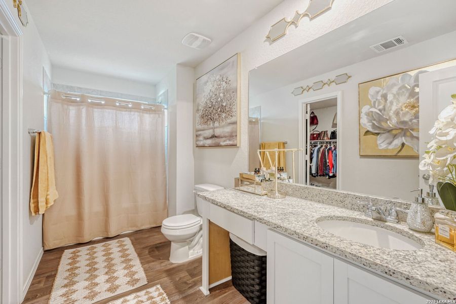 Furnished interior view inside a new home in Redbird Ranch, San Antonio (Image 11).