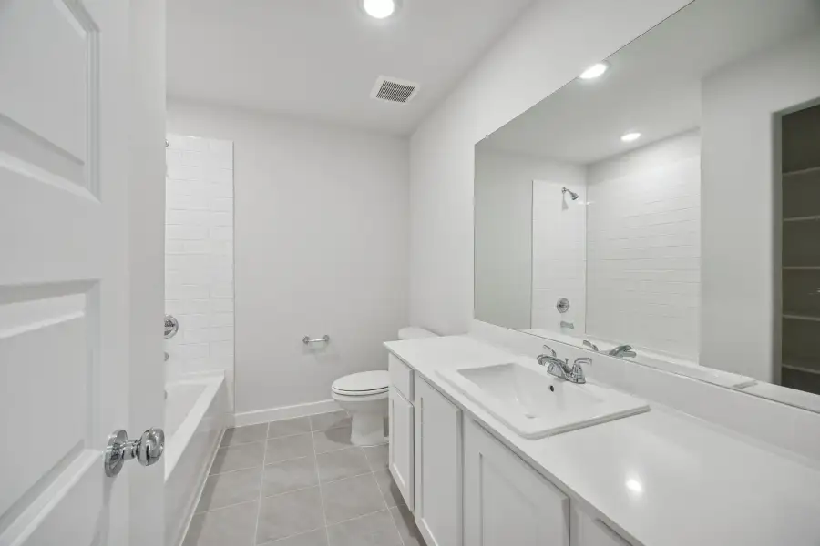 Bathroom in the Oak II home plan by Trophy Signature Homes – REPRESENTATIVE PHOTO Bathroom in the Oak II home plan by Trophy Signature Homes – REPRESENTATIVE PHOTO
