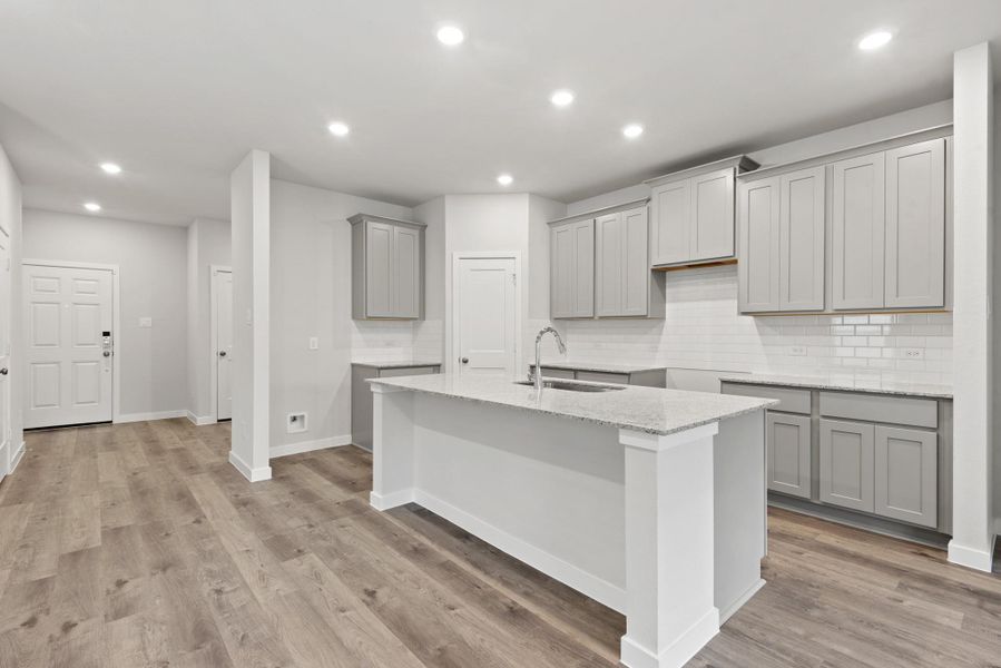 Furnished interior view inside a new home in Barrett Crossing, Crosby (Image 7).