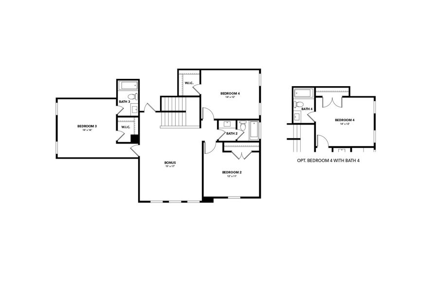 2D floor plan layout of this home in Richvale Estates, Fairview, TN (Image 3). 2D floor plan layout of this home in Richvale Estates, Fairview, TN (Image 3).