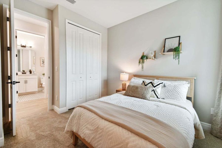 Representative furnished interior of a home built from the Sandpiper by William Ryan Homes in Fairway Pointe - Villa Community, Sun City Center (Image 7).