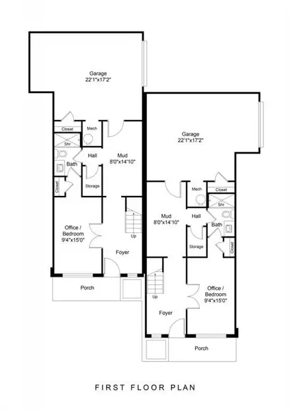 2D floor plan layout of this home in , Atlanta, GA (Image 3).