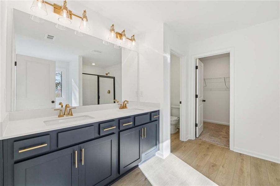 Furnished interior view inside a new home in The Estates at Casteel, Bethlehem (Image 12).