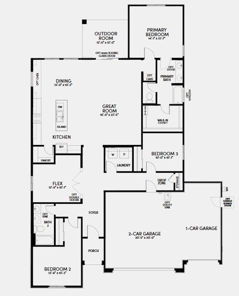 2D floor plan layout for the Acacia by Brookfield Residential in Highland Mariposa at Alamar, Avondale, AZ (Image 8). 2D floor plan layout for the Acacia by Brookfield Residential in Highland Mariposa at Alamar, Avondale, AZ (Image 8).