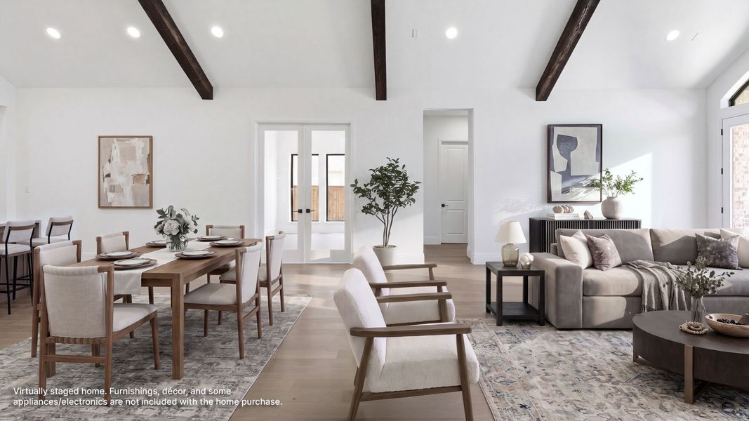 Furnished interior view inside a new home in Adkins Park, Hurst (Image 6).