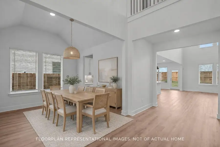Furnished interior view inside a new home in The Oaks on 6th Street, Magnolia (Image 10).