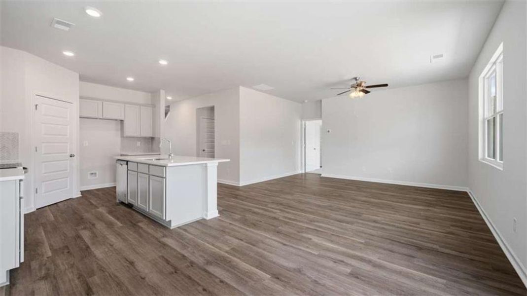 Spacious, unfurnished interior of a new home in The Preserve at Agricultural Village, Perry (Image 24).