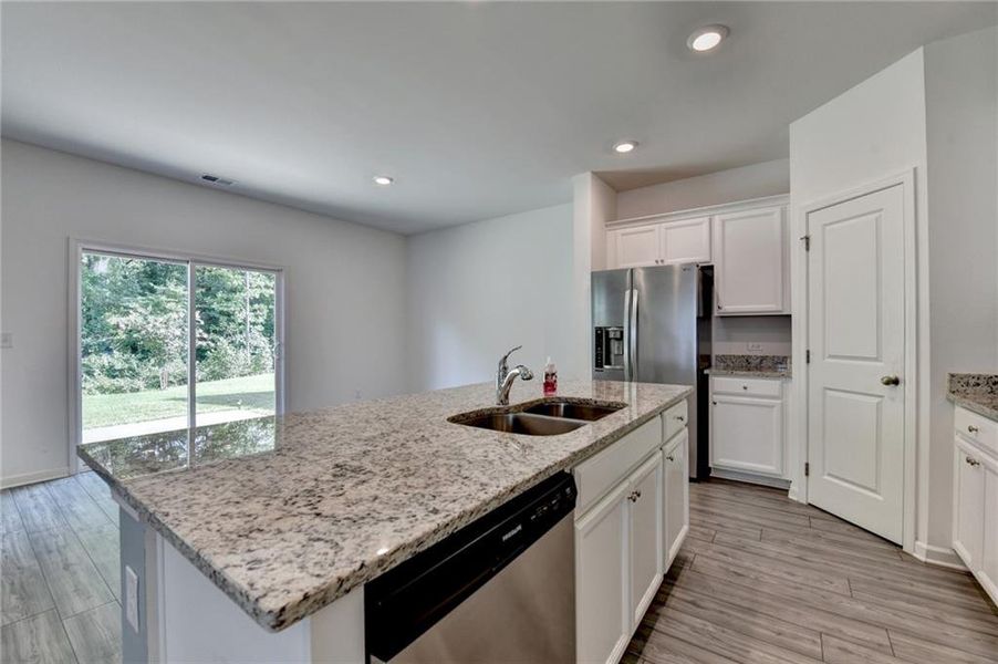 Furnished interior view inside a new home in , Braselton (Image 9).