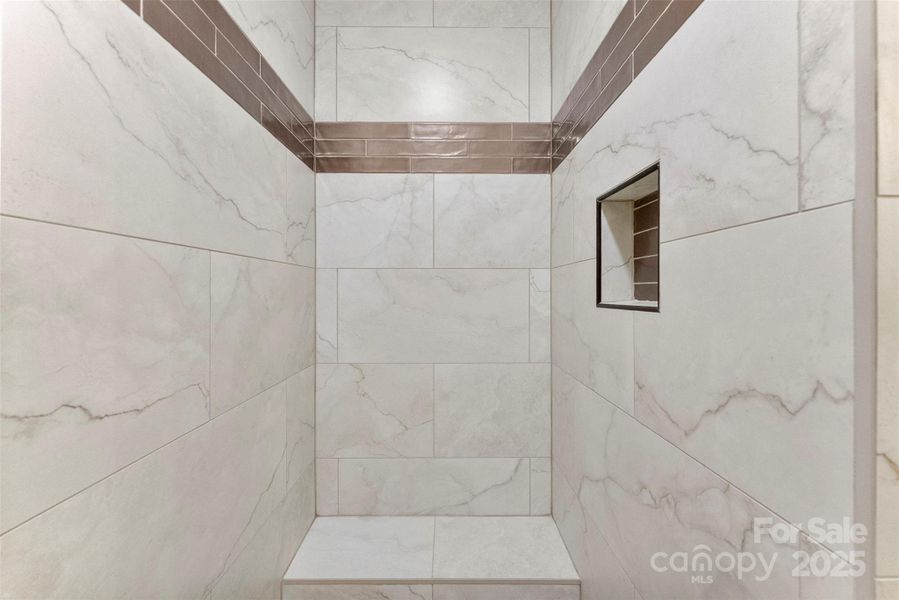 Custom walk-in shower