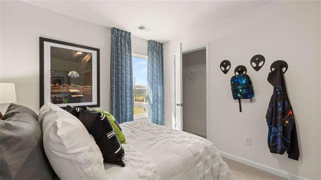 Furnished interior view inside a new home in Oakchase at Hampton, Hampton (Image 35).