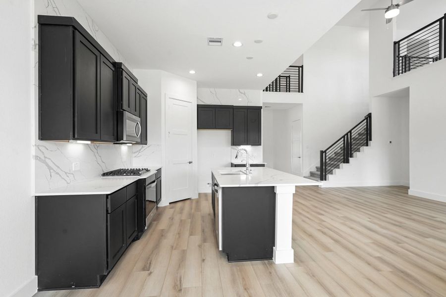 Furnished interior view inside a new home in Mill Creek Estates, Magnolia (Image 3).