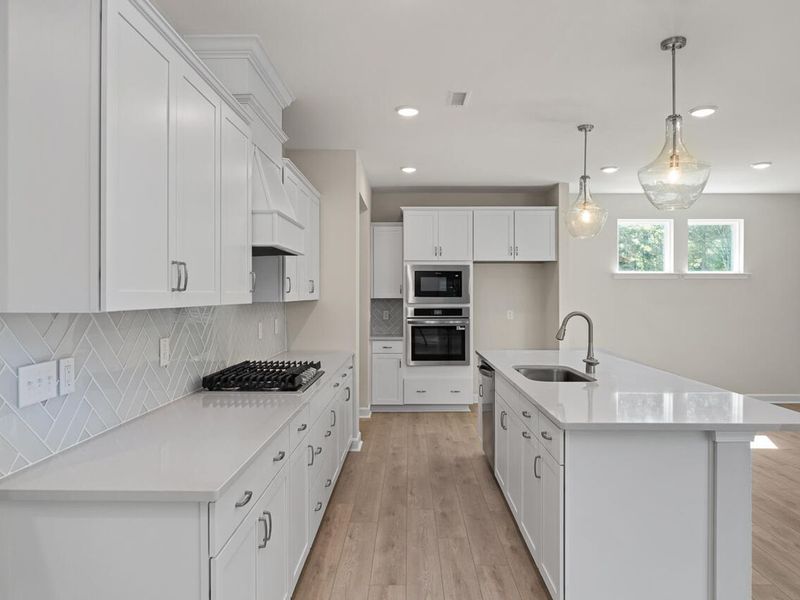 Furnished interior view inside a new home in Sage on North Main, Wake Forest (Image 6). Furnished interior view inside a new home in Sage on North Main, Wake Forest (Image 6).
