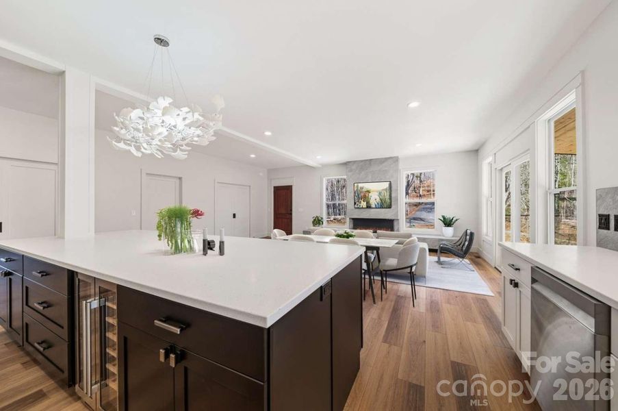 Furnished interior view inside a new home in , Canton (Image 24).