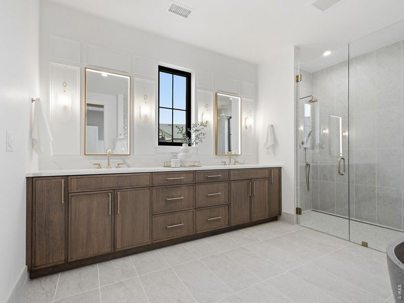 Furnished interior view inside a new home in , Louisville (Image 45).