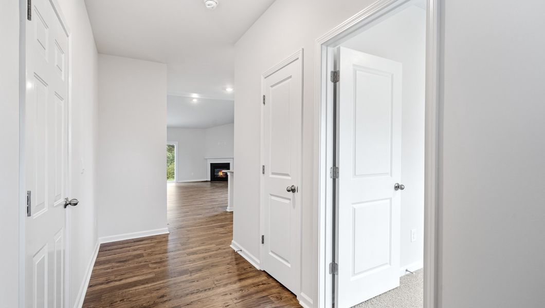 Representative unfurnished interior of a home built from the Davidson by D.R. Horton in Brookside Farms, Greer (Image 12).