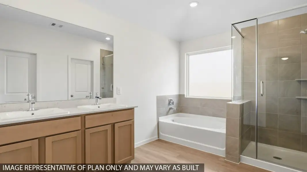 Furnished interior view inside a new home in Rushing Waters, Katy (Image 8).
