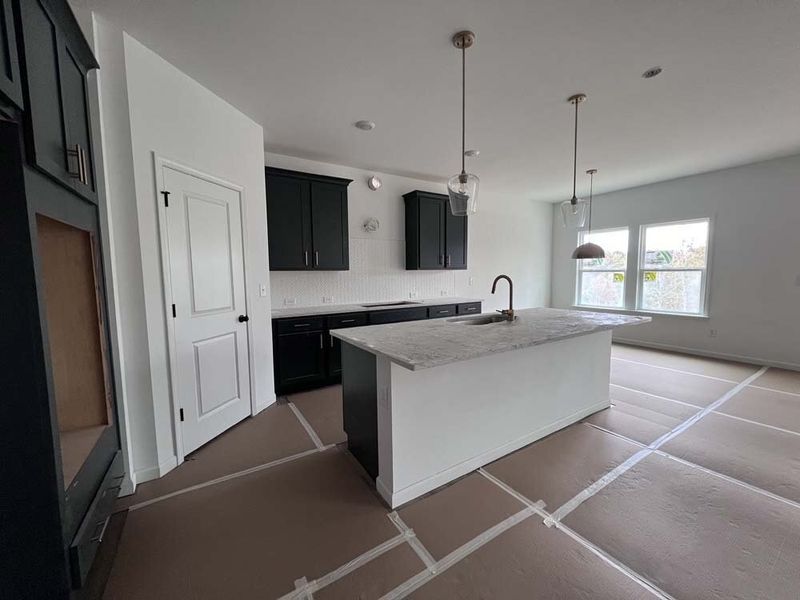 Kitchen featuring Artisan Collection Finishes Construction Progress