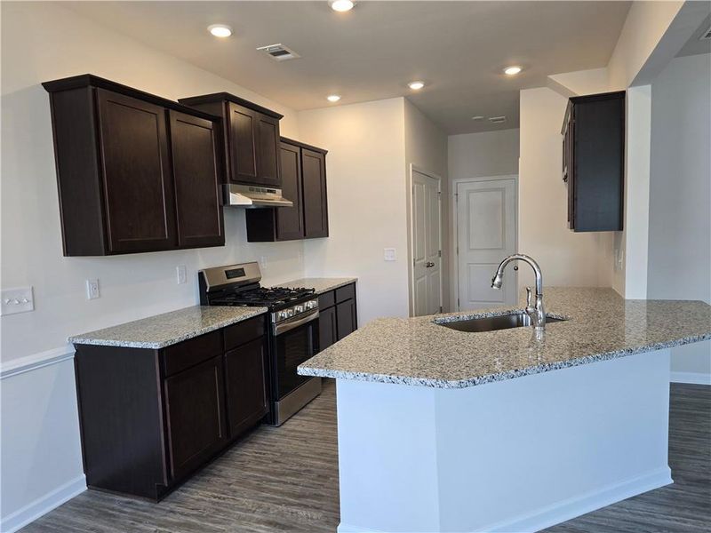 Furnished interior view inside a new home in Enclave at Dawson Forest, Dawsonville (Image 3).