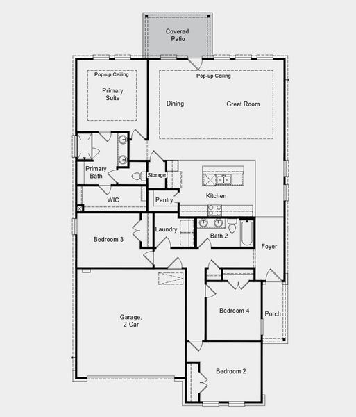 Additional Highlights Include: Whole house blinds and 12" pop-up ceiling at great room/dining room/primary suite. Additional Highlights Include: Whole house blinds and 12" pop-up ceiling at great room/dining room/primary suite.