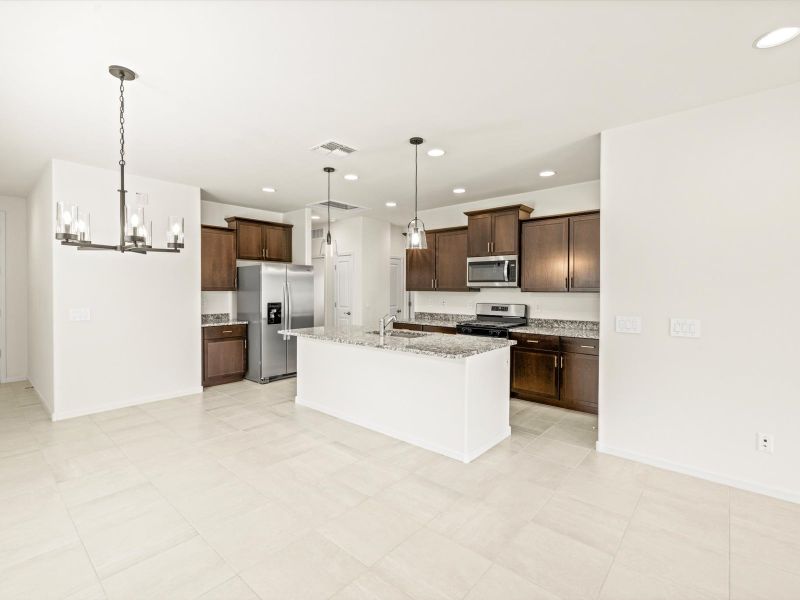 Furnished interior view inside a new home in Mandarina - Signature Series, Marana (Image 4).