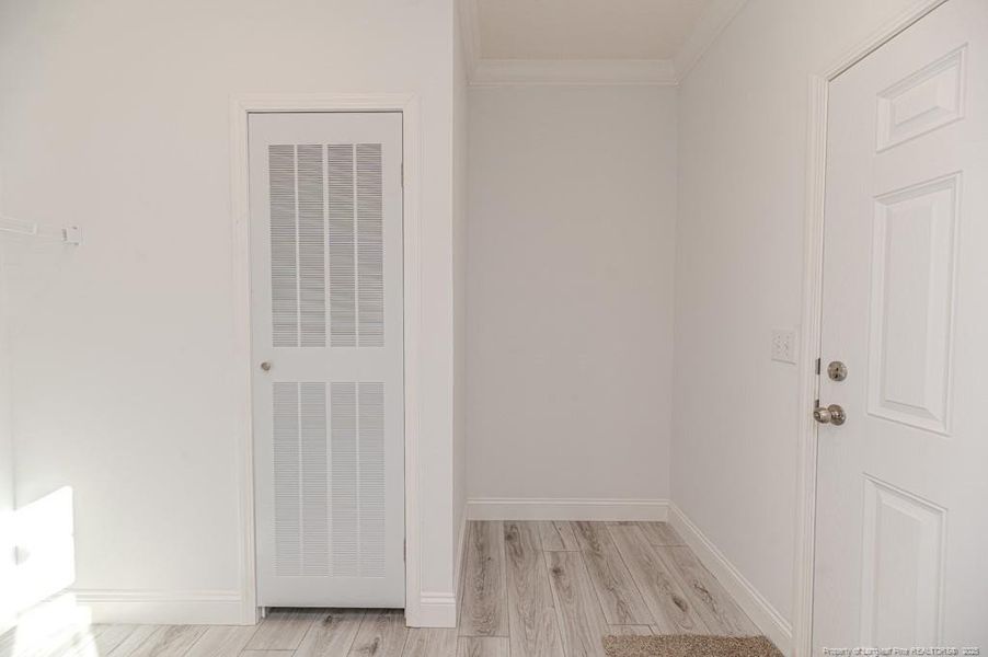 Laundry Room view of the Furnace Door Laundry Room view of the Furnace Door