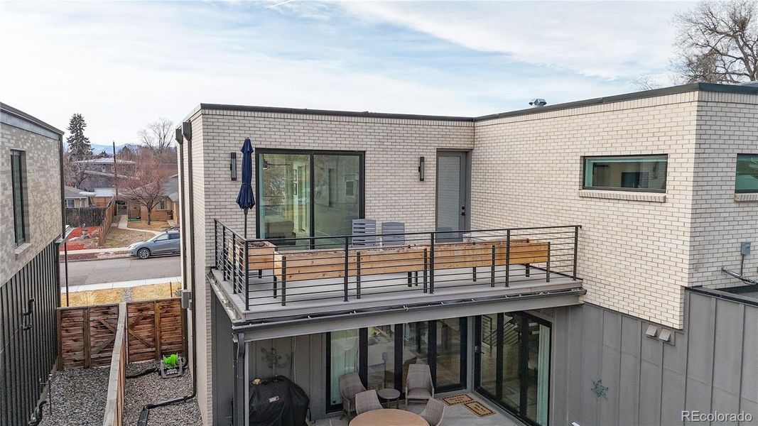 Exterior details and patio area of a home in , Denver (Image 21). Exterior details and patio area of a home in , Denver (Image 21).