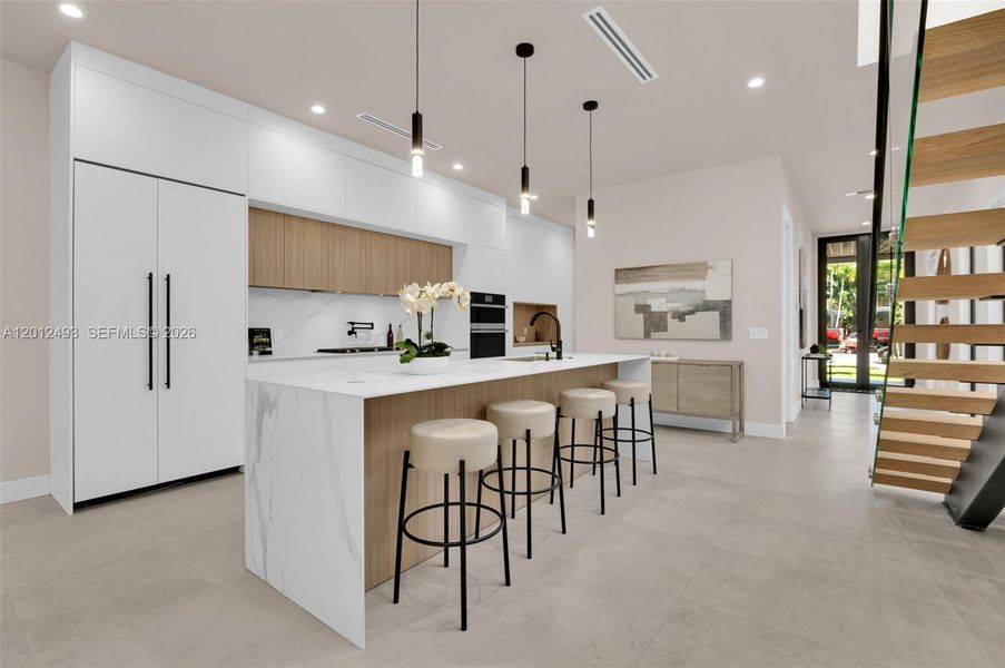Furnished interior view inside a new home in , Fort Lauderdale (Image 7).