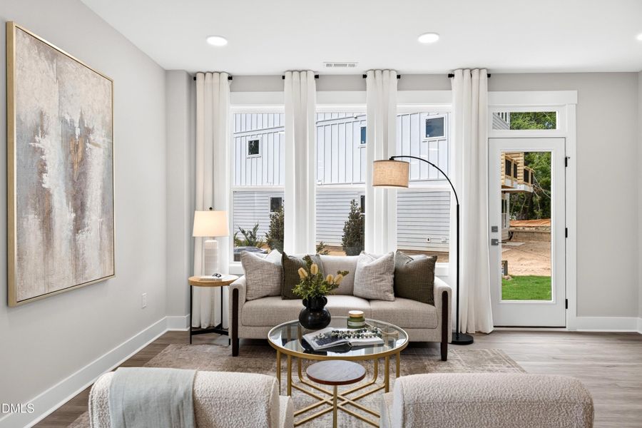 Living Room Patio Access (Model Home) Living Room Patio Access (Model Home)