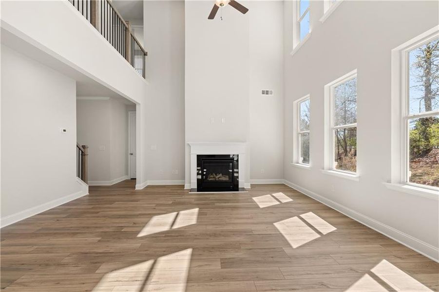 Spacious, unfurnished interior of a new home in Melody Lakeside Estates, Buford (Image 21). Spacious, unfurnished interior of a new home in Melody Lakeside Estates, Buford (Image 21).