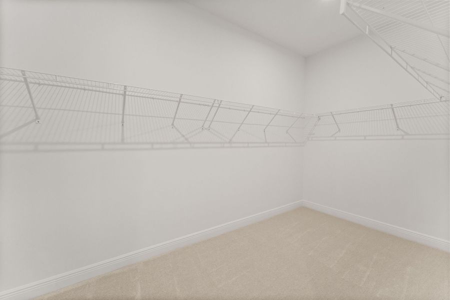 Representative unfurnished interior of a home built from the Bellis by Mattamy Homes in Newfield - Rosette Park, Palm City (Image 17).