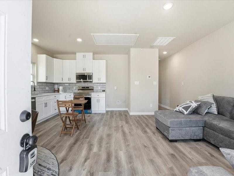 Furnished interior view inside a new home in , Houston (Image 12).