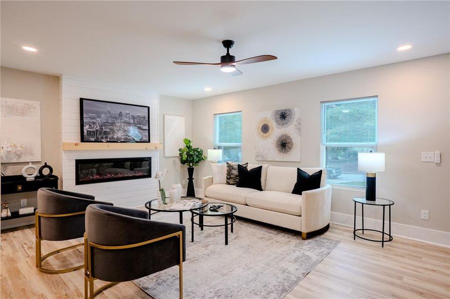 Furnished interior view inside a new home in , Covington (Image 5).