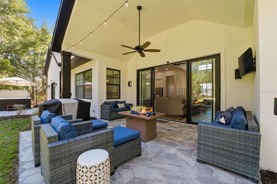 Exterior details and patio area of a home in , Brooksville (Image 4). Exterior details and patio area of a home in , Brooksville (Image 4).