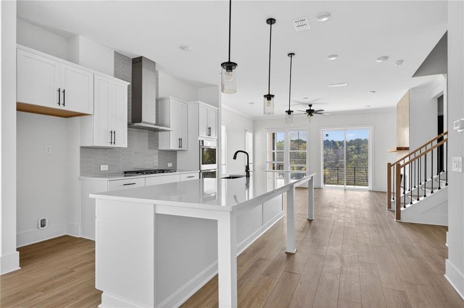 Furnished interior view inside a new home in , Suwanee (Image 6).
