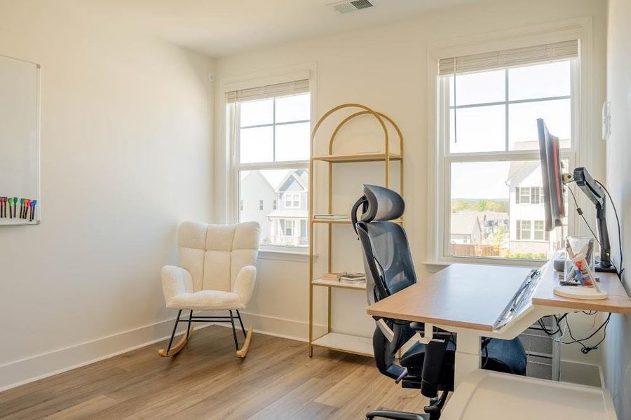 Furnished interior view inside a new home in Park at Ansleigh Farms, Dallas (Image 18).