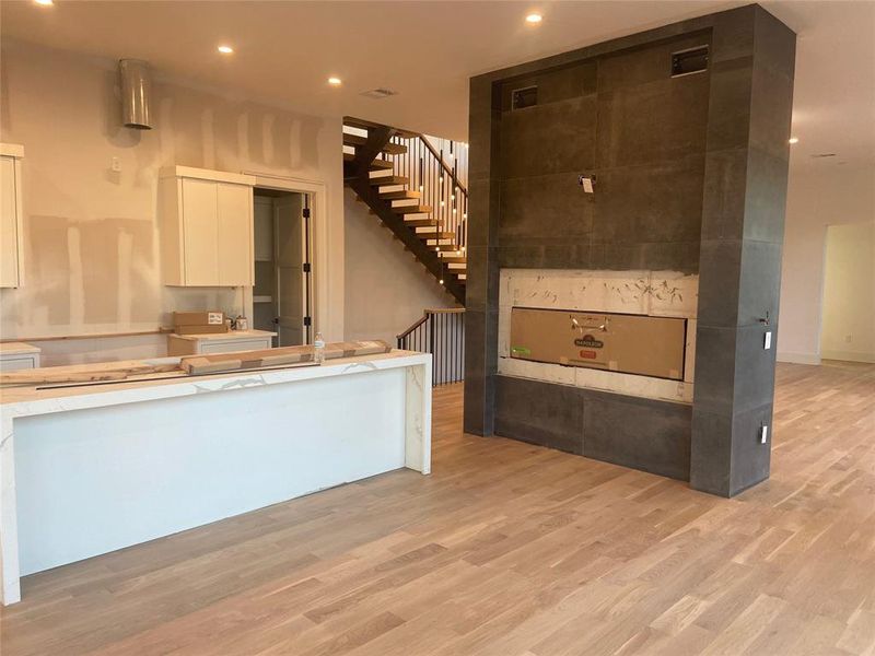 Furnished interior view inside a new home in , Dallas (Image 6).