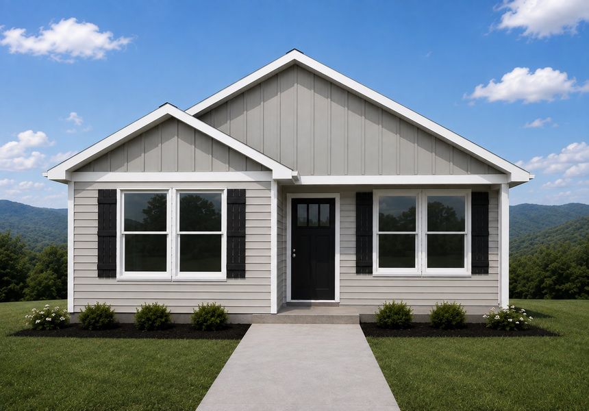 Representative exterior photo of a completed home built from the Lexington by Enchanted Homes in Arcadia Village, Spartanburg, SC (Image 15). Representative exterior photo of a completed home built from the Lexington by Enchanted Homes in Arcadia Village, Spartanburg, SC (Image 15).