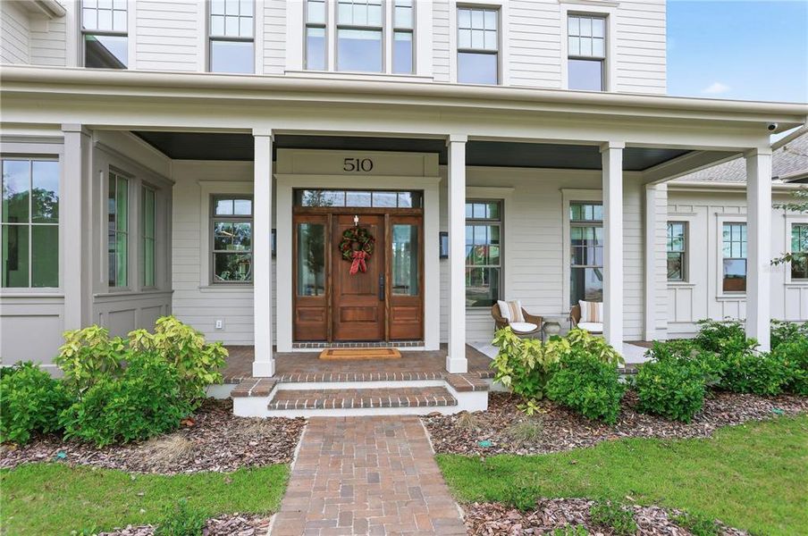 Exterior details and patio area of a home in , Oakland (Image 37).