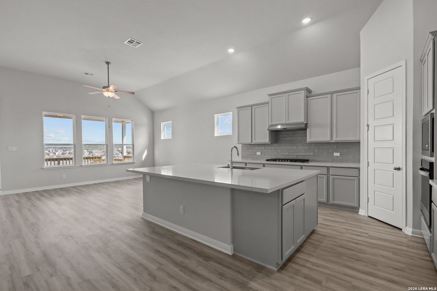 Furnished interior view inside a new home in Ladera, San Antonio (Image 7).