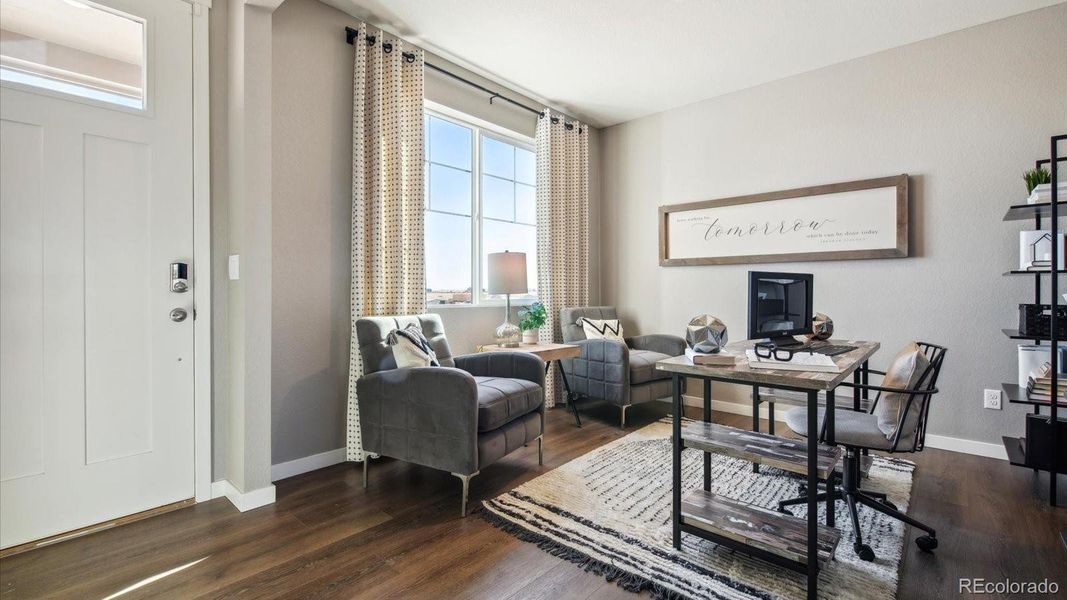 Furnished interior view inside a new home in Spring Valley Ranch, Elizabeth (Image 9).